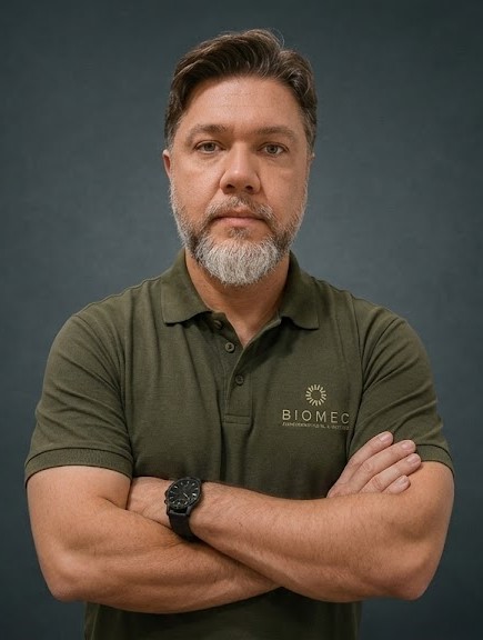 Fabiano Belem, fundador da BIOMEC, especialista em soluções químicas para a indústria em Sertãozinho, SP