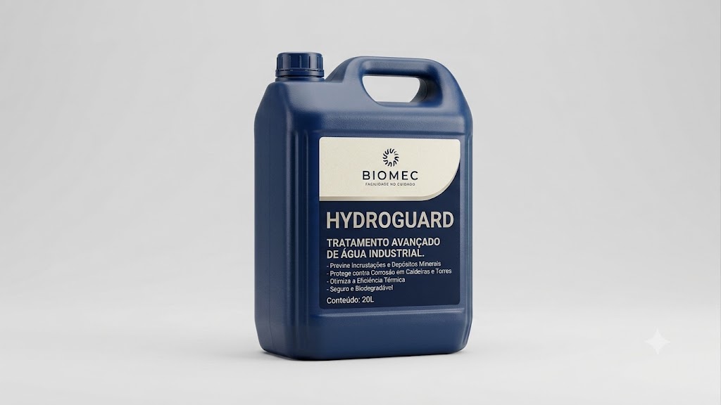 HYDROGUARD — tratamento de água para caldeiras e torres de resfriamento da BIOMEC, Sertãozinho SP
